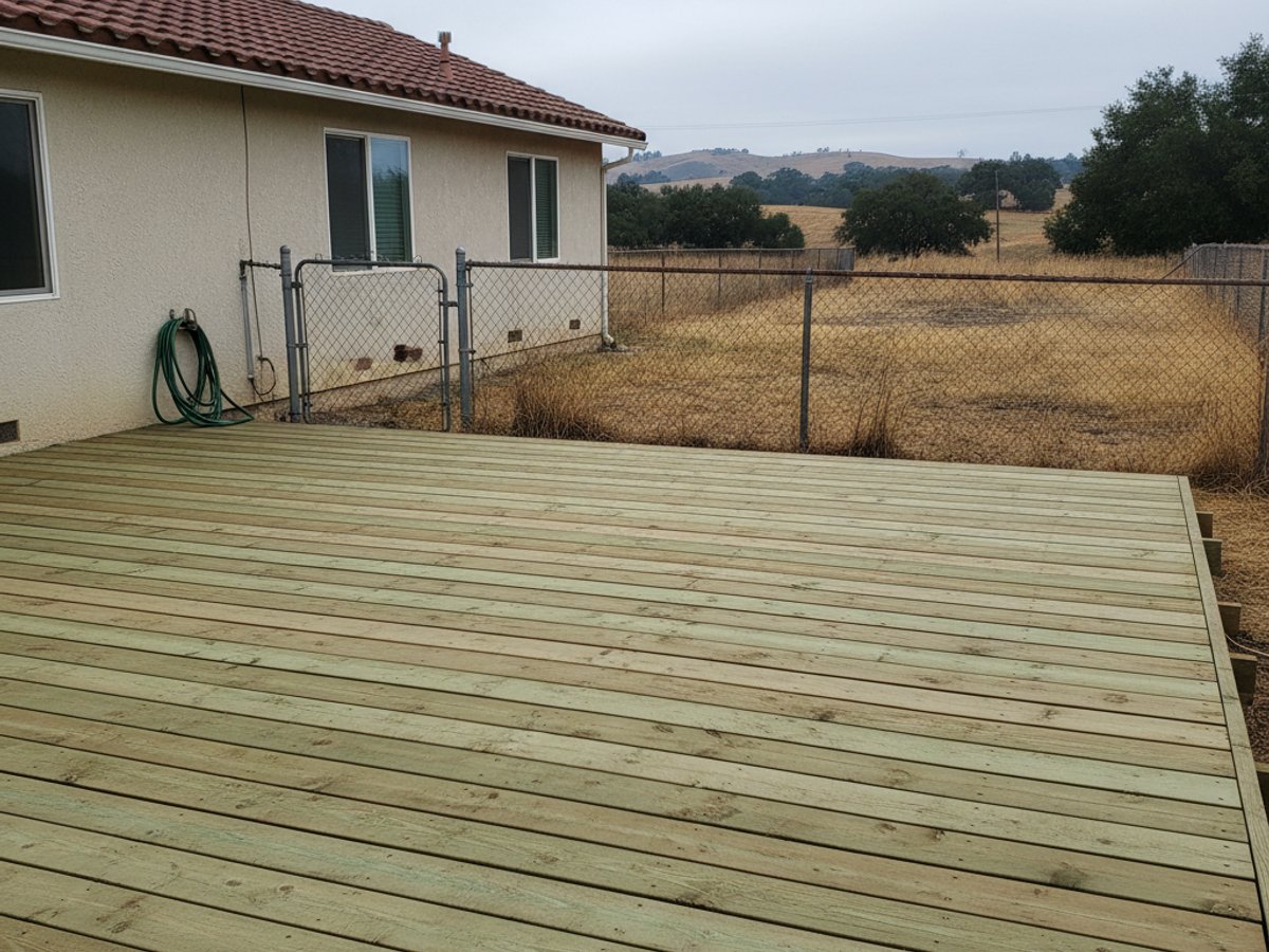Deck Installation completed by Alpha Deck Co in Placerville, CA