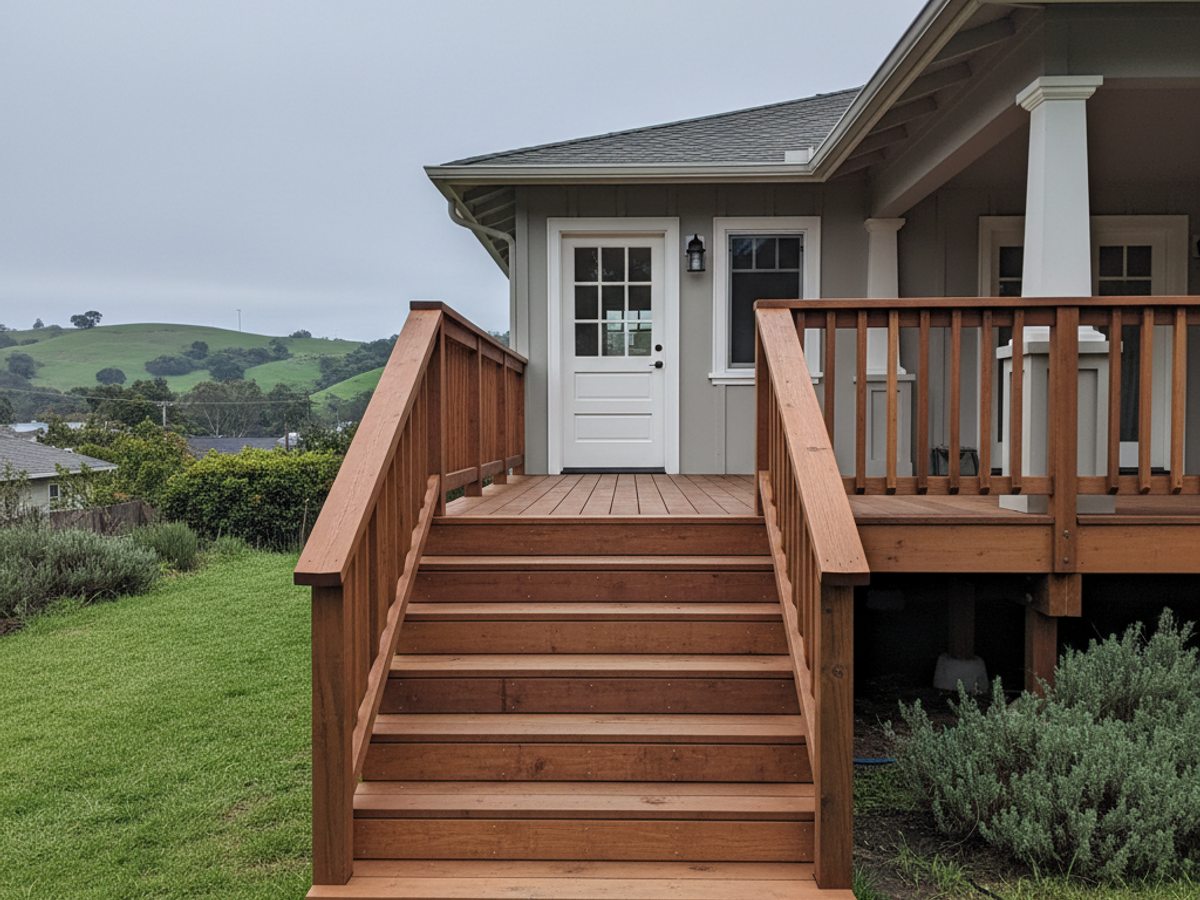 Deck Staining & Sealing completed by Alpha Deck Co in El Dorado Hills, CA